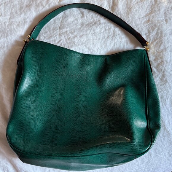 Ralph Lauren Harrow hobo bag, forest green - Picture 2 of 7